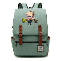 Anime My Heroes Academy Printed Youth Student Backpack Men's And Women's Leisure Belt Buckle Classic Backpack 38*27*12.5cm
