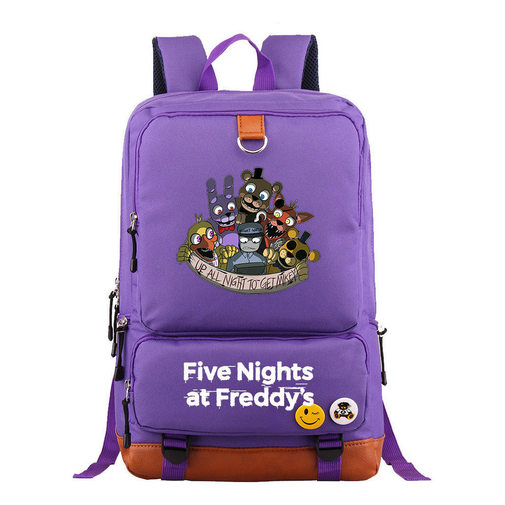 Toy Bear Game Youth Student School Bag Large Capacity Travel Bag Men's And Women's Backpack