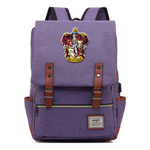 School Of Magic Schoolbag Usb Leisure Belt Buckle Backpack Men And Women