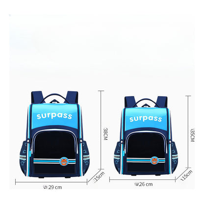 Backbone Protection, Weight Reduction, Breathable And Splash Proof Children's Backpack