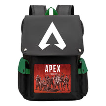 Apex Hero Print Usb Charging Head Youth School Bag Casual Backpack