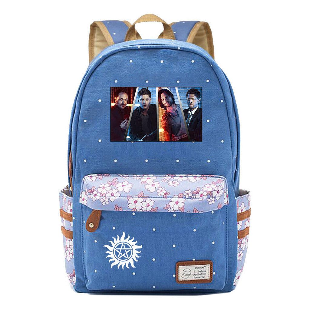 Evil Power Printed Student School Bag Fashion Casual Backpack