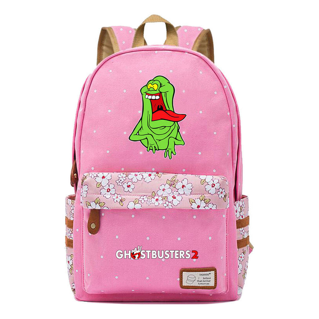 Devil Print Teenage Girl Backpack, Fashionable And Casual Backpack
