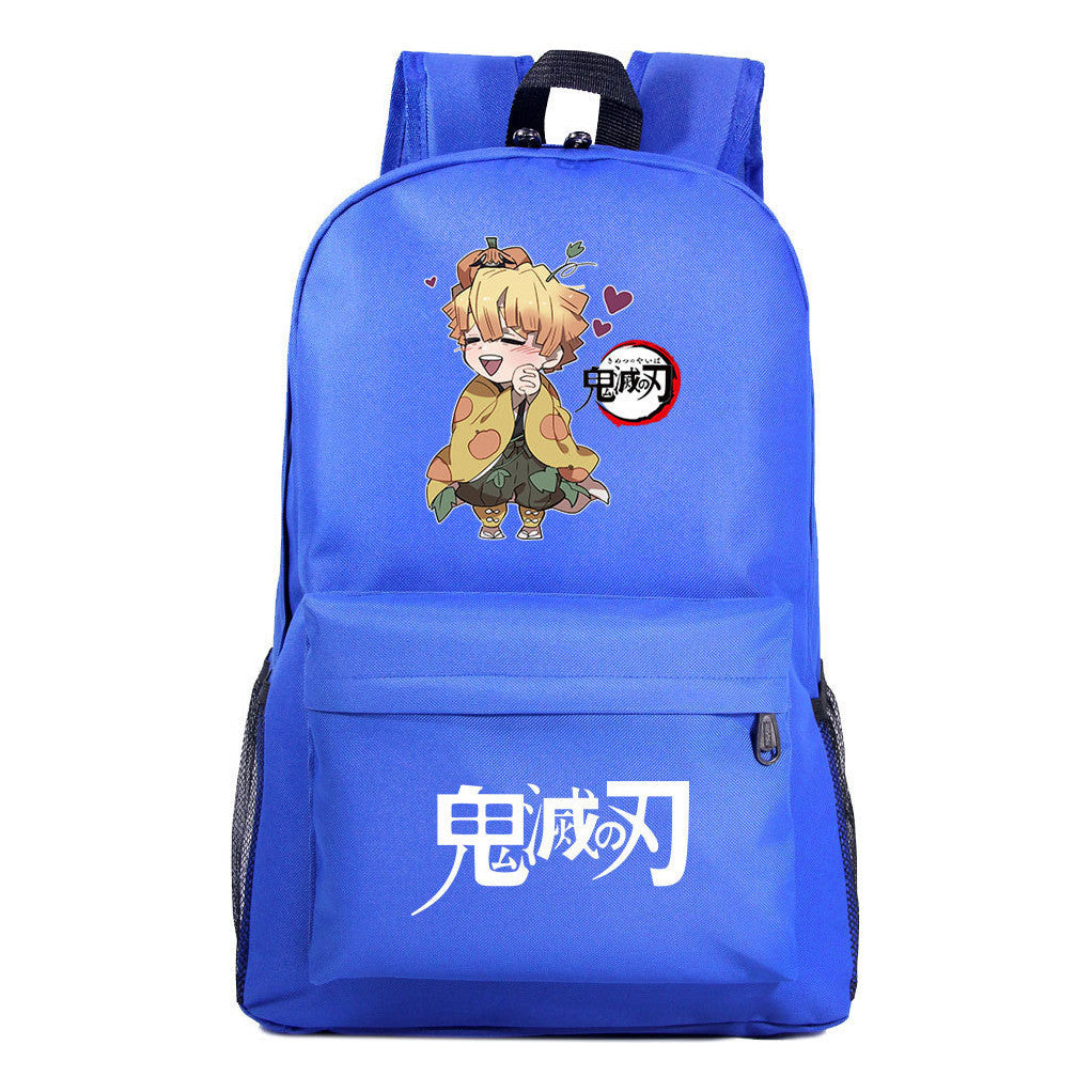 Comic Cartoon Fashion Printed Youth Student Backpack For Men And Women's Leisure Backpack