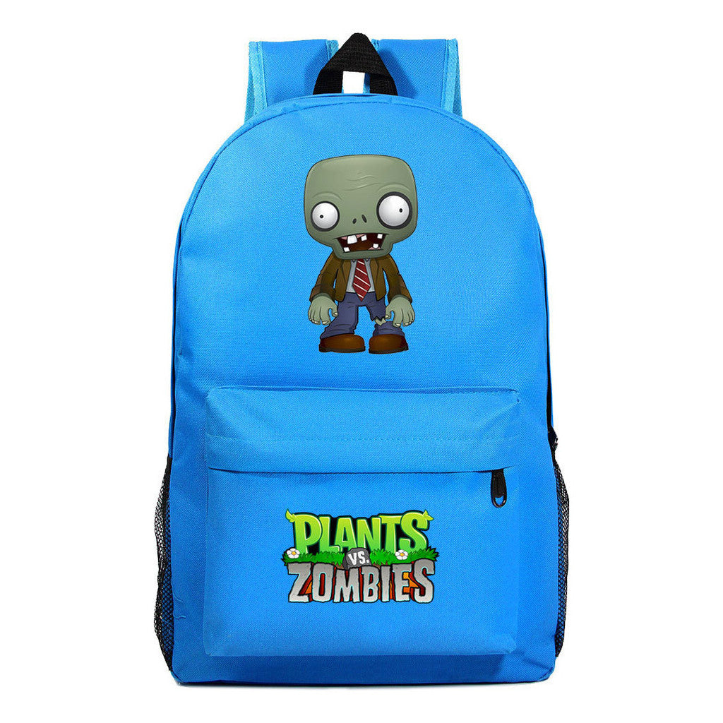 Game Plants Youth Student School Bag Men's And Women's Leisure Backpack