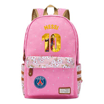 Sports Football Star Printed Youth Student Backpack For Men And Women's Leisure Backpack