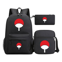 Naruto Starry Sky Youth School Bag Three Piece Set For Boys And Girls Backpack Set