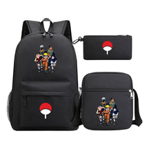 Naruto Starry Sky Youth School Bag Three Piece Set For Boys And Girls Backpack Set