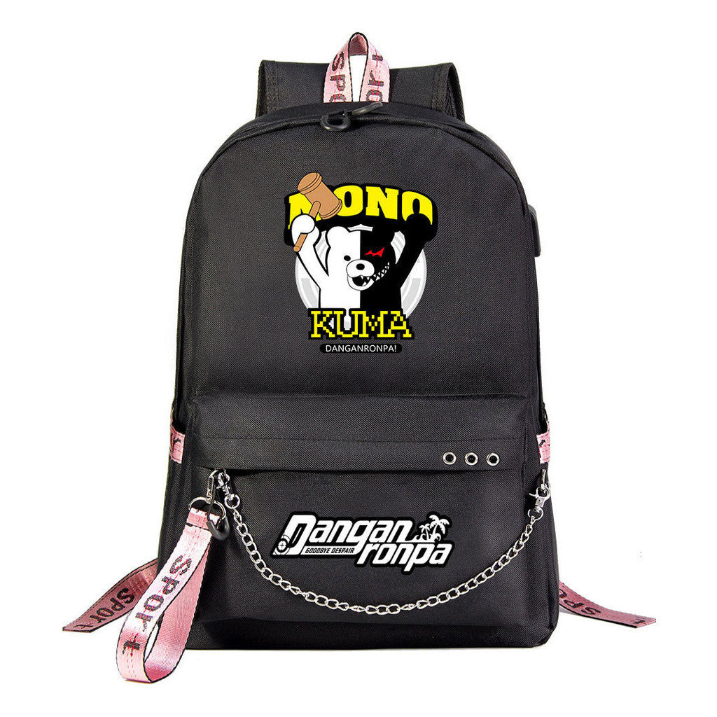 Usb Youth Student Backpack For Men And Women's Leisure Travel Backpack