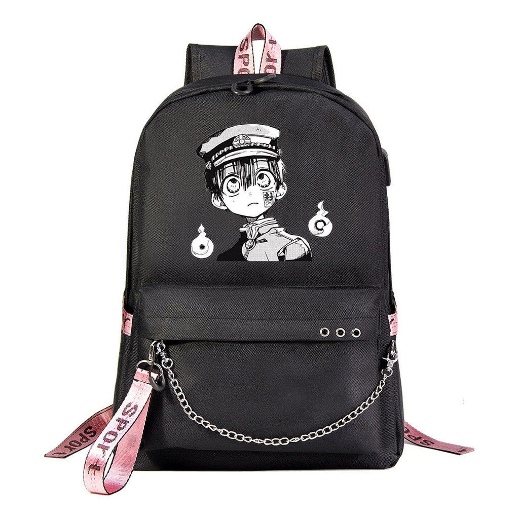 Usb Youth Student Backpack For Boys And Girls Leisure Travel Backpack