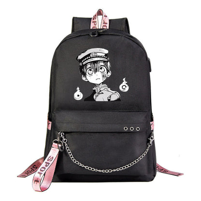 Usb Youth Student Backpack For Boys And Girls Leisure Travel Backpack