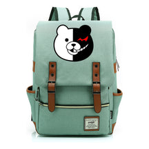Printed Teenage Student Backpack For Men And Women With Casual Belt Buckle Classic Backpack