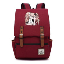 Printed Teenage Student Backpack For Men And Women With Casual Belt Buckle Classic Backpack
