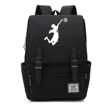 Volleyball Youth Printed Student School Bag Casual Belt Buckle Classic Backpack