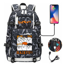 Volleyball Youth Usb Large Capacity Youth Student School Bag Men's And Women's Leisure Travel Backpack