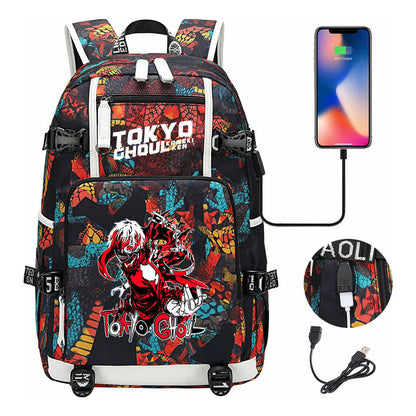 Usb Large Capacity Student Backpack For Leisure Travel Backpack