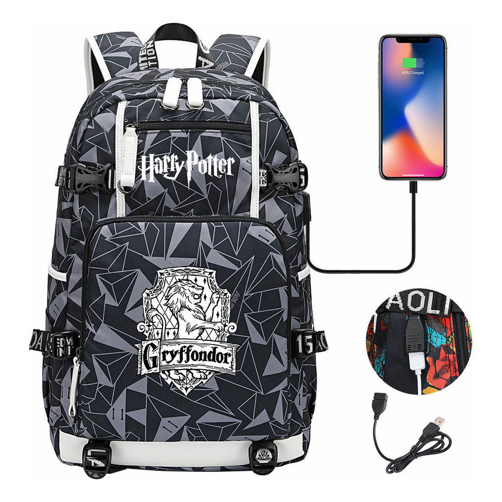 Magic School Usb Student Backpack For Leisure Travel Backpack