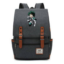 Anime My Heroes Academy Printed Youth Student Backpack Men's And Women's Leisure Belt Buckle Classic Backpack