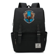 School Of Witchcraft And Wizardry Printed Youth Student Backpack For Men And Women, Casual Belt Buckle, Classic Backpack