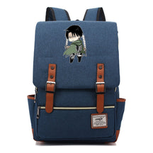 The Giant Of Manga Attack Printed Teenage Student Backpack For Men And Women With Casual Belt Buckle Classic Backpack 43*29*13.5cm