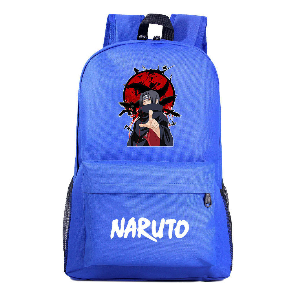 Cartoon Day Manga Naruto Starry Sky Print Simple Teen Student School Bag Men's And Women's Leisure Travel Backpack
