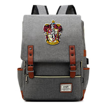 School Of Magic Schoolbag Usb Leisure Belt Buckle Backpack Men And Women