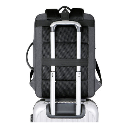 Business Backpack, Laptop Bag, Large Capacity Portable Travel Backpack, Waterproof Oxford Cloth Backpack