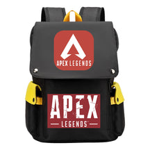 Apex Hero Print Usb Charging Cap Headpiece Student Backpack Leisure Backpack