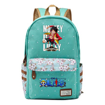 Anime Pirate Wang Lufei Printed Student School Bag Fragmented Flower Leisure Backpack