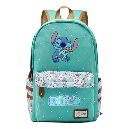 Japanese Anime Interstellar Baby Stitch Printed Youth Backpack Casual Backpack