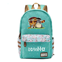 Printed Youth Student School Bag Fragmented Flower Leisure Backpack
