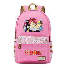 Teenage Student Backpacks, Floral Canvas, Girl Shoulders