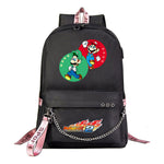 Super Mario Printed Teenage Student Backpack For Men And Women With Casual Woven Straps Backpack