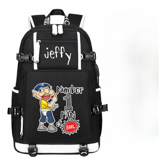 Printed Youth Student Backpack, Backpack, Leisure Travel Backpack
