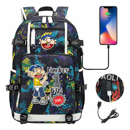 Printed Youth Student Backpack, Backpack, Leisure Travel Backpack