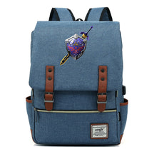 Printed Youth Student Backpack Usb Men's And Women's Casual Backpack