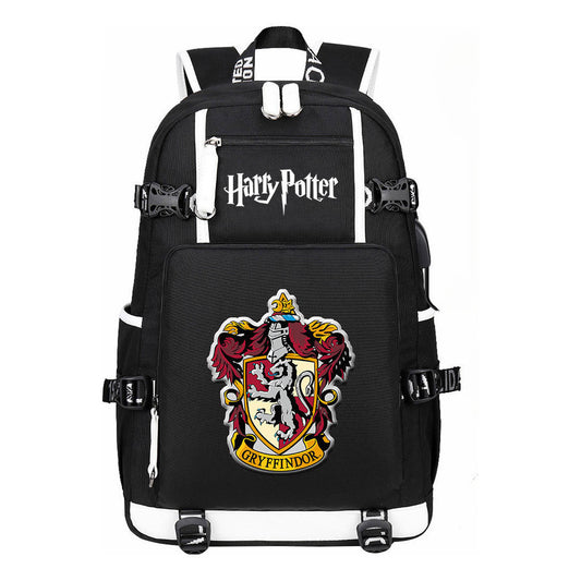 Academy Of Magic Usb Teen Student School Bag Men's And Women's Travel Backpack