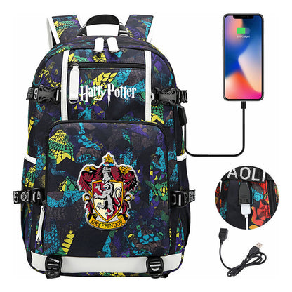 Magic School Usb Youth Student Backpack For Men And Women Leisure Travel Backpack
