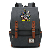 Anime My Heroes Academy Printed Student School Bag For Men And Women Leisure Belt Buckle Classic Backpack