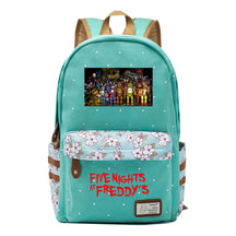 Toy Bear Game Fashion Printed Youth Girls School Bag Men's And Women's Leisure Canvas Backpack