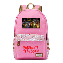 Toy Bear Game Fashion Printed Youth Girls School Bag Men's And Women's Leisure Canvas Backpack