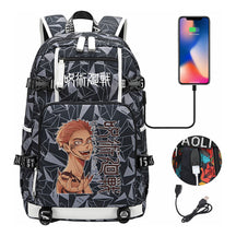 Printed Usb Youth Student Backpack For Men And Women's Leisure Large Capacity Travel Backpack