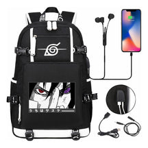 Naruto Usb Large Capacity Youth Student Backpack For Men And Women's Leisure Travel Backpack