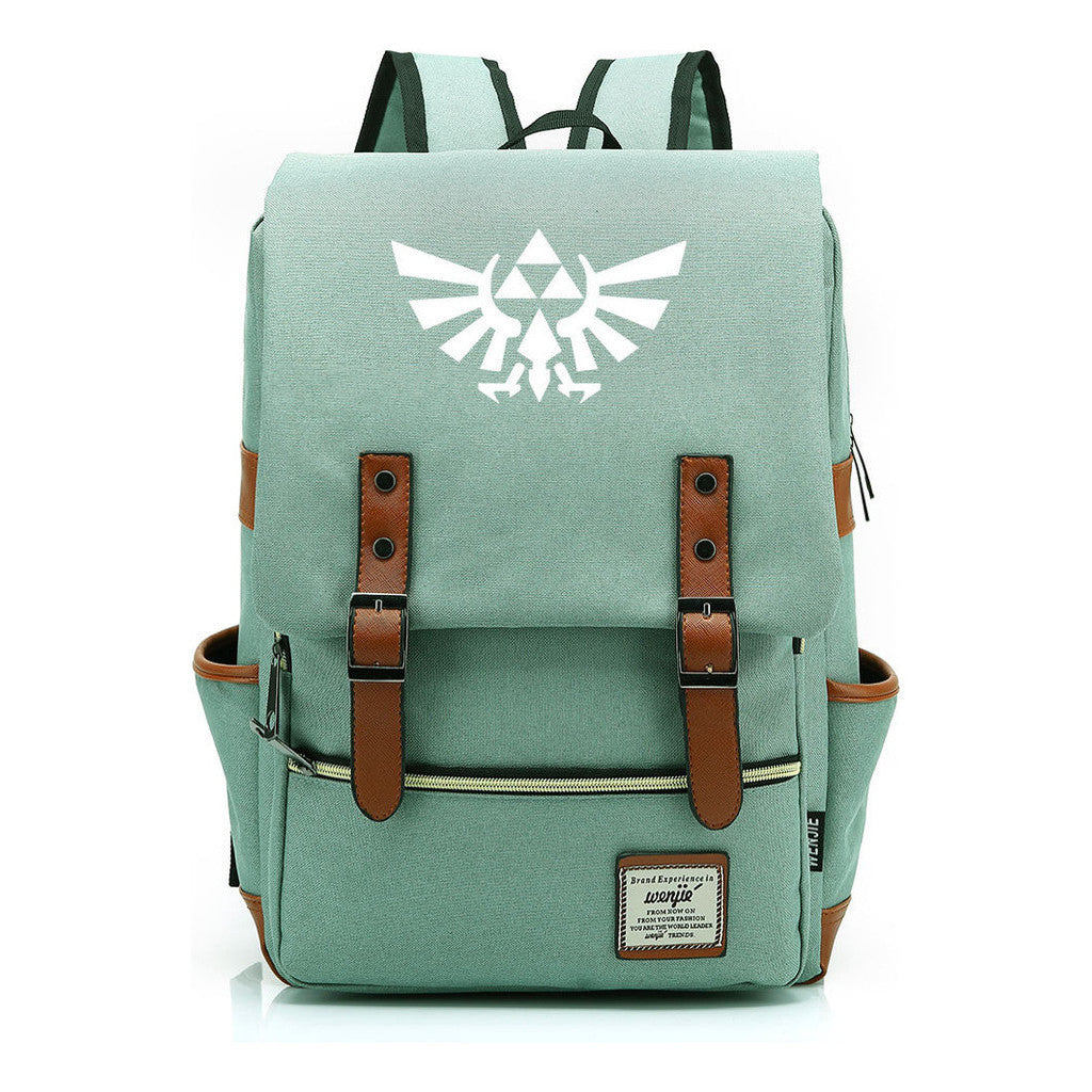 Game Peripheral Zelda Printed Youth Student Backpack For Men And Women Casual Classic Backpack