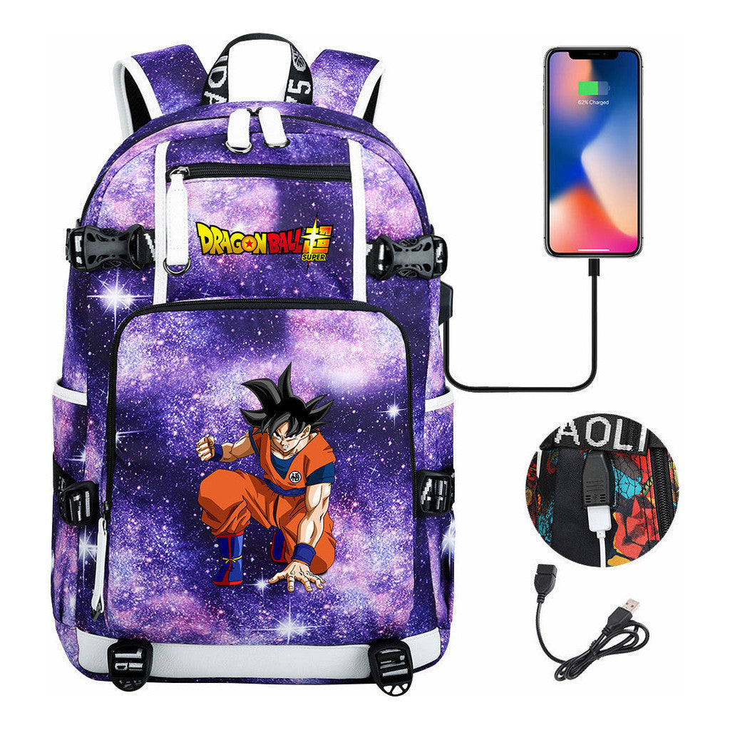 Sun Wukong Usb Large Capacity Youth Student Backpack For Leisure Travel Backpack