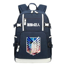 Giant Wings Of Cartoon And Anime Attack Youth Student Backpack, Leisure Travel Backpack