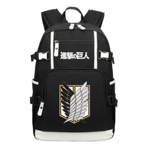Giant Wings Of Cartoon And Anime Attack Youth Student Backpack, Leisure Travel Backpack