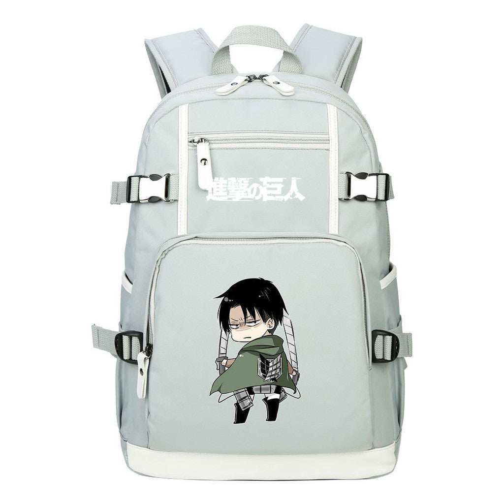 Giant Soldier Captain Alan Of Anime Attack Student Backpacks, Men's And Women's Backpacks, Leisure Travel Backpacks, Backpacks