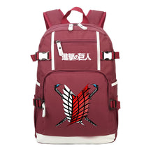 Giant Wings Of Anime Attack, Youth Student School Bag, Men's And Women's Backpack, Leisure Travel Backpack