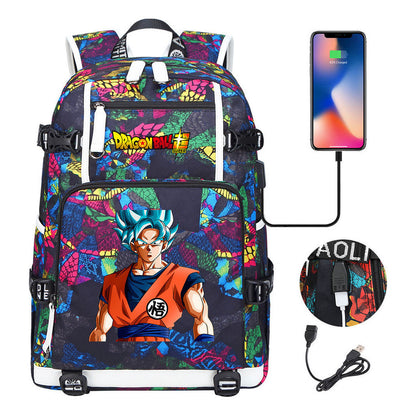Fashionable Sun Wukong Usb Large Capacity Student Backpack For Leisure Travel Backpack